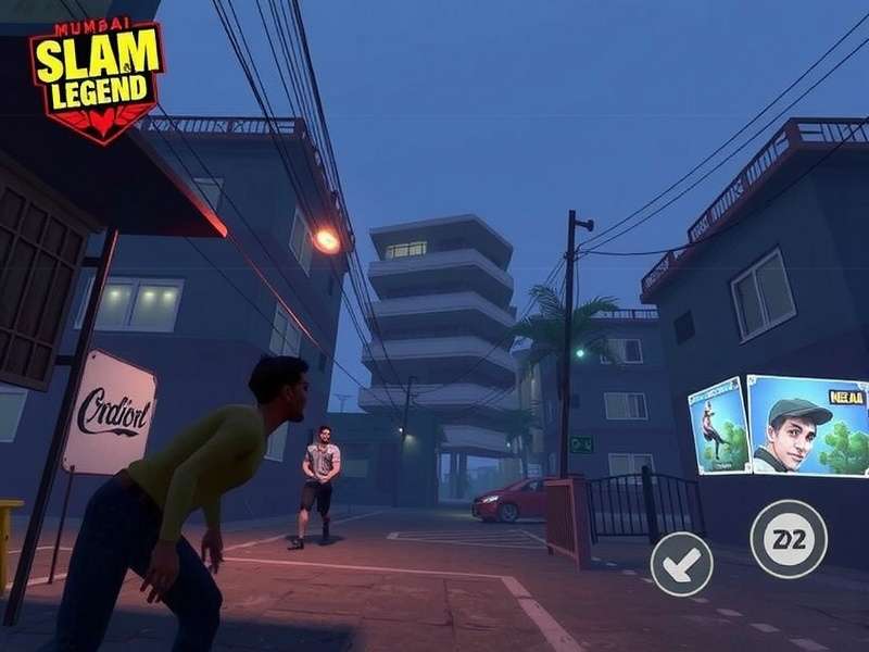 Mumbai Slam Legend - Street Combat in Dharavi Mumbai Slam Legend gameplay scene in Dharavi