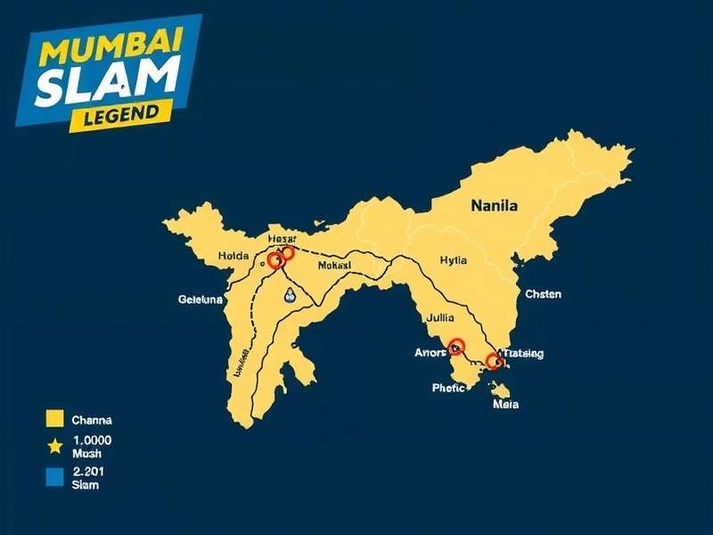Mumbai Slam Legend - Chennai-Mumbai Fusion Map Mumbai Slam Legend Chennai-Mumbai mashup map